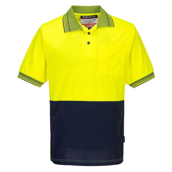 Hi-Vis Micro Mesh Polo Shirt Short Sleeve Thumbnail