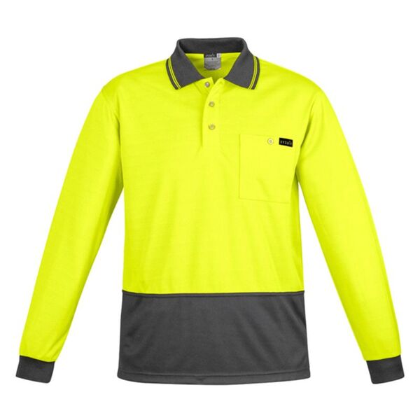 Mens Comfort Back Long Sleeves Polo Thumbnail
